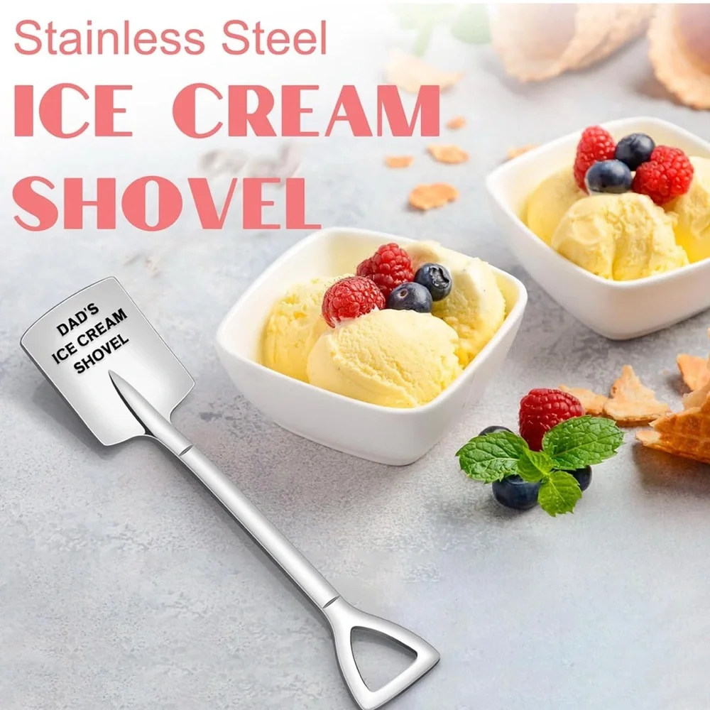 Dad’s Large Ice Cream Square Shovel Stainless Steel Spoon, NWT